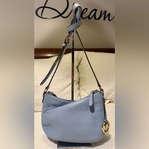 Gently Used Michael Kors Blue Leather Crossbody